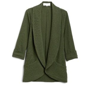 French Mauve Knit Tunic Jacket